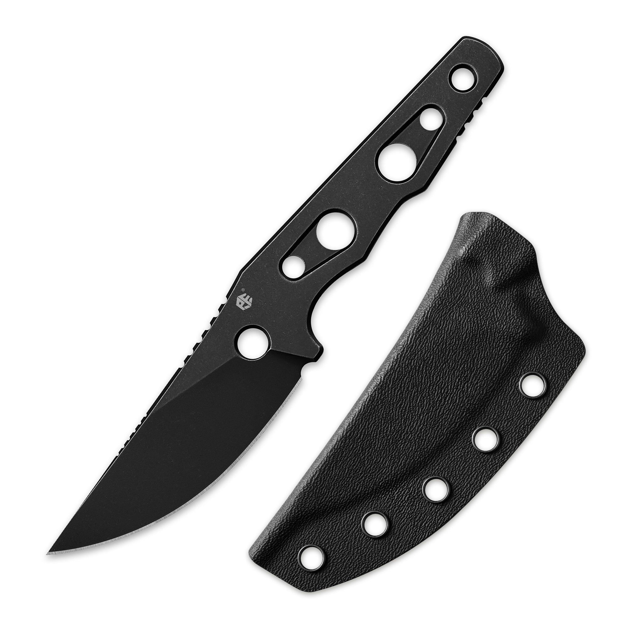 Petrified Fish PFE18 - Bison L, N690 Steel Skeleton knife