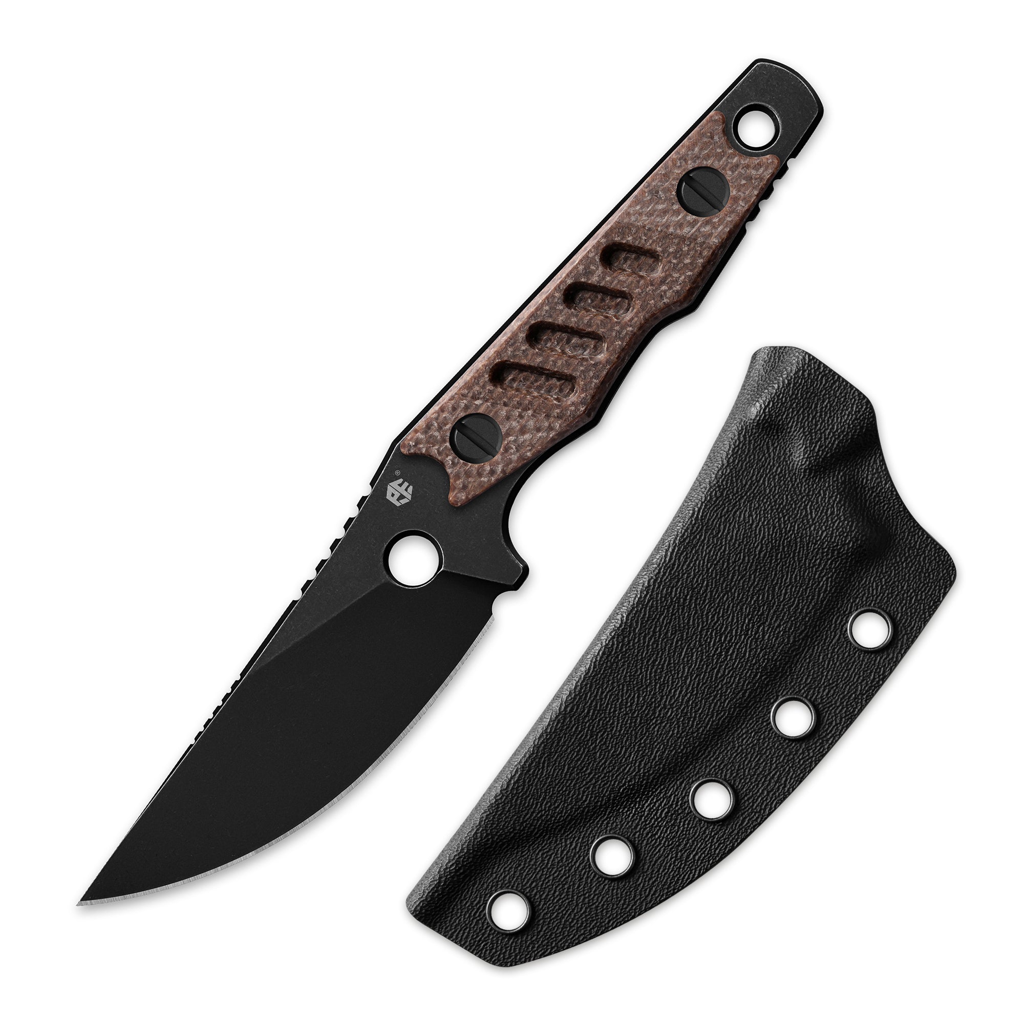 Petrified Fish PFE18 - Bison L, N690 Steel Skeleton knife