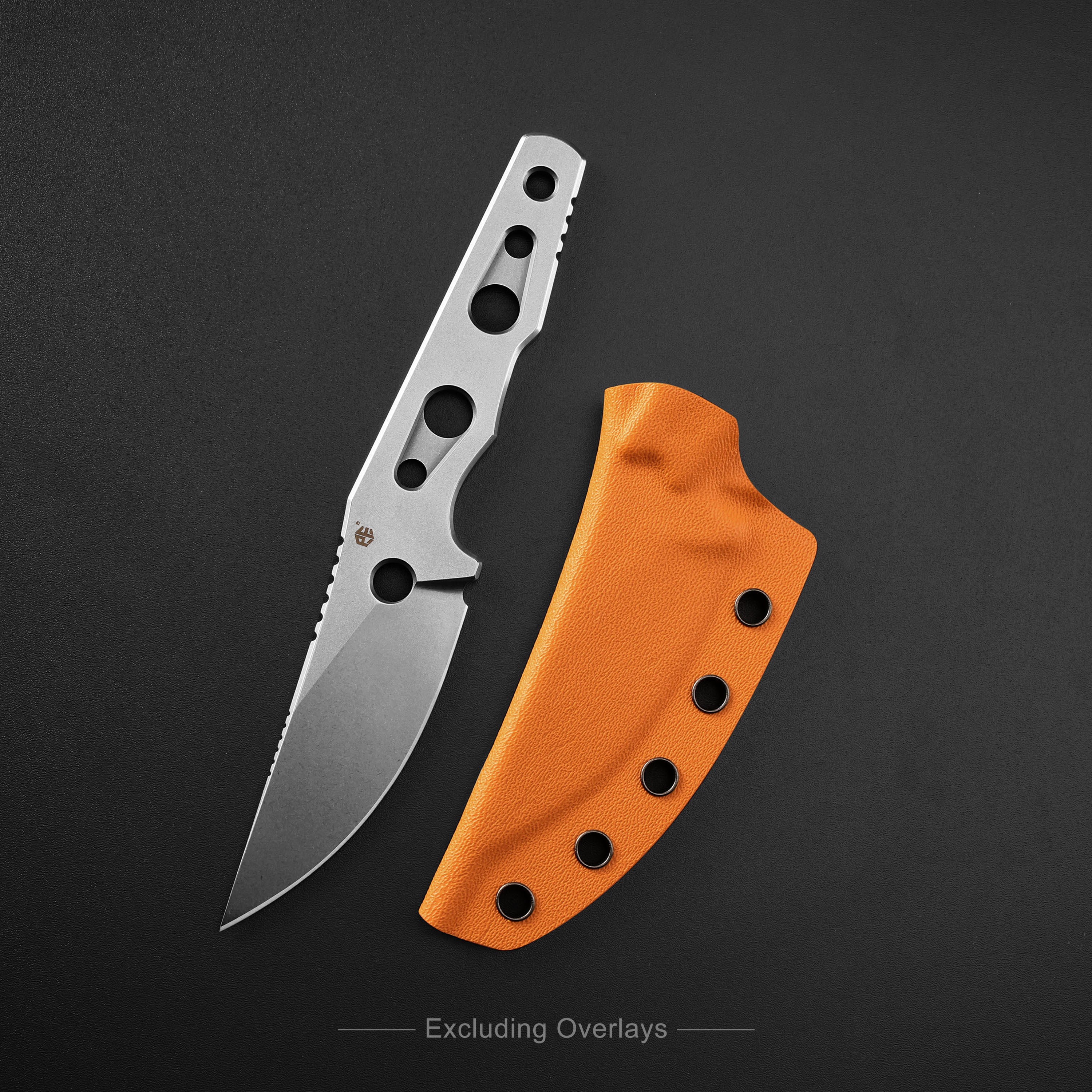 Petrified Fish PFE18 - Bison L, N690 Steel Skeleton knife