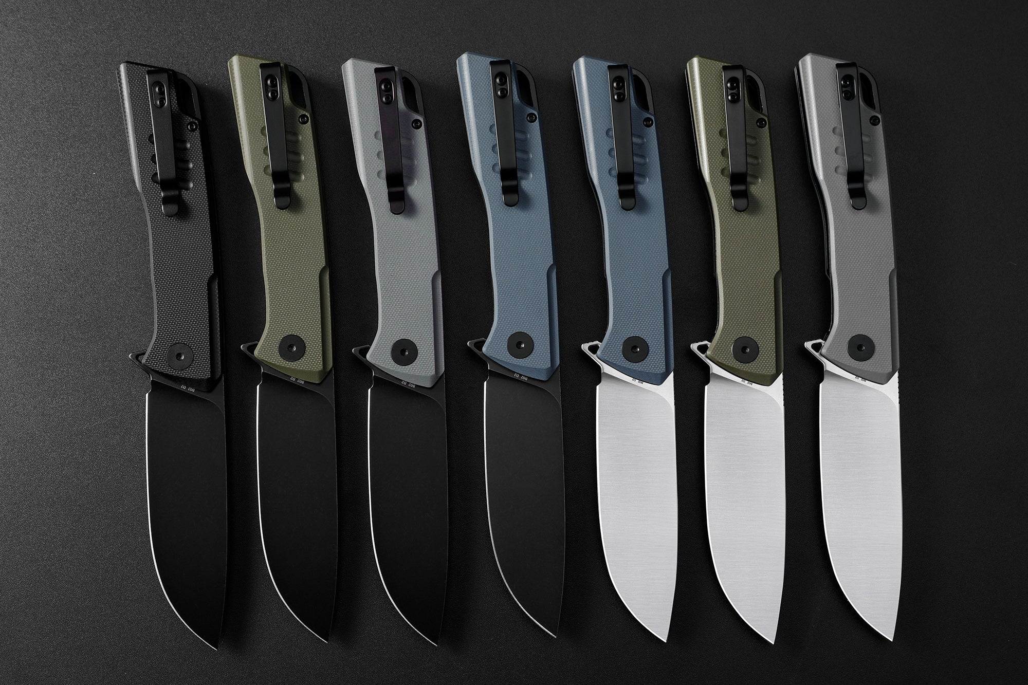 Petrified Fish PFB02 Loco ,3.70" D2 Satin Blade, 150g G10 Handle Flipper Liner lock Folding knife