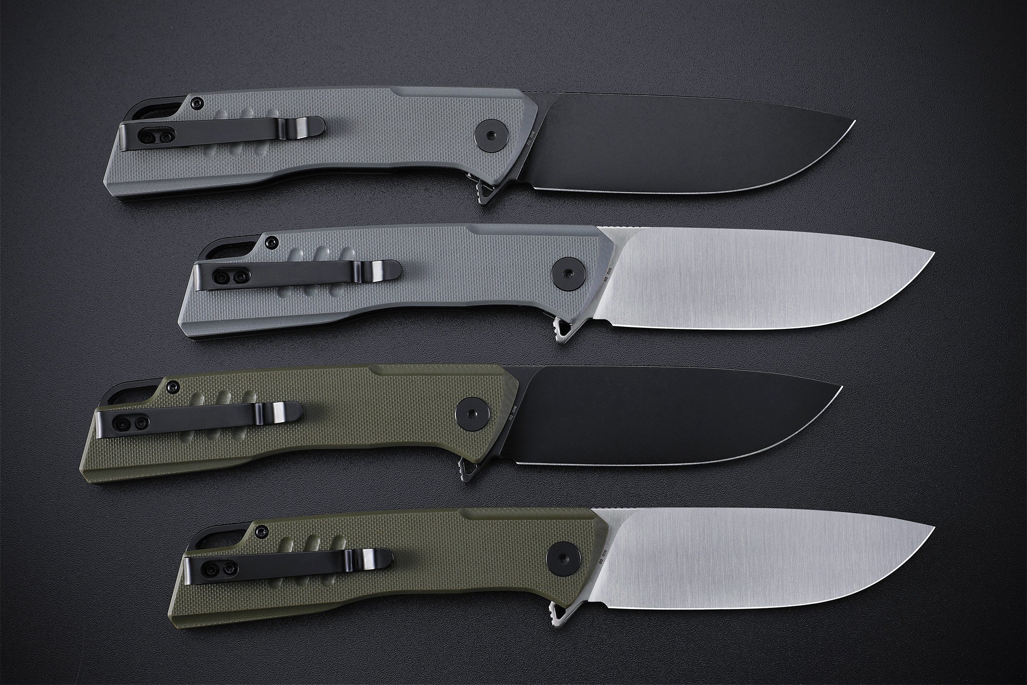 Petrified Fish PFB02 Loco ,3.70" D2 Satin Blade, 150g G10 Handle Flipper Liner lock Folding knife