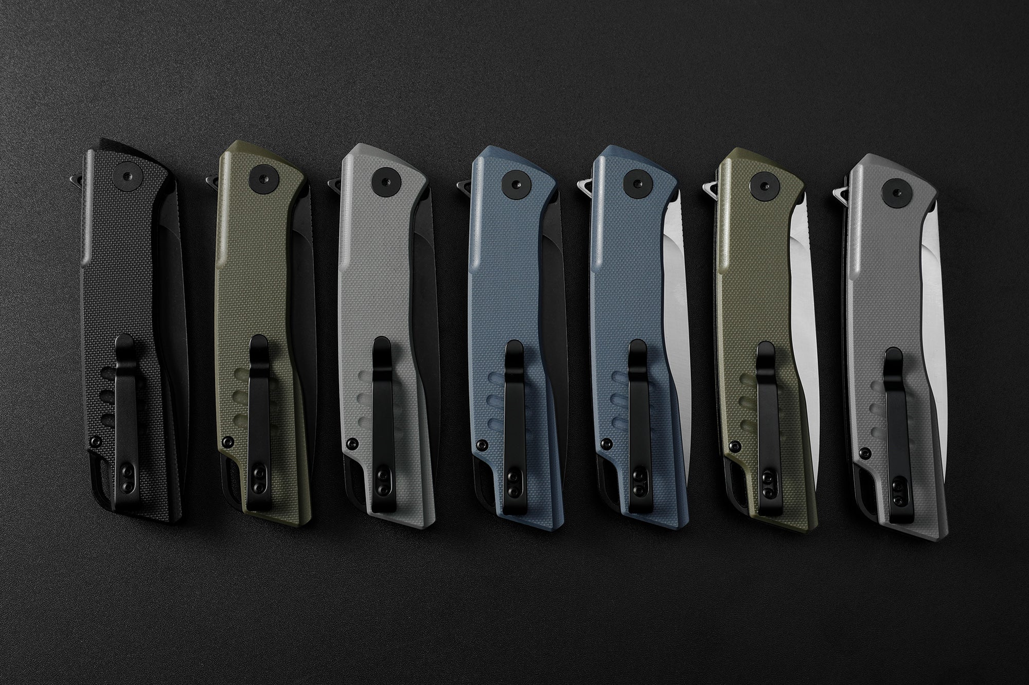 Petrified Fish PFB02 Loco ,3.70" D2 Satin Blade, 150g G10 Handle Flipper Liner lock Folding knife