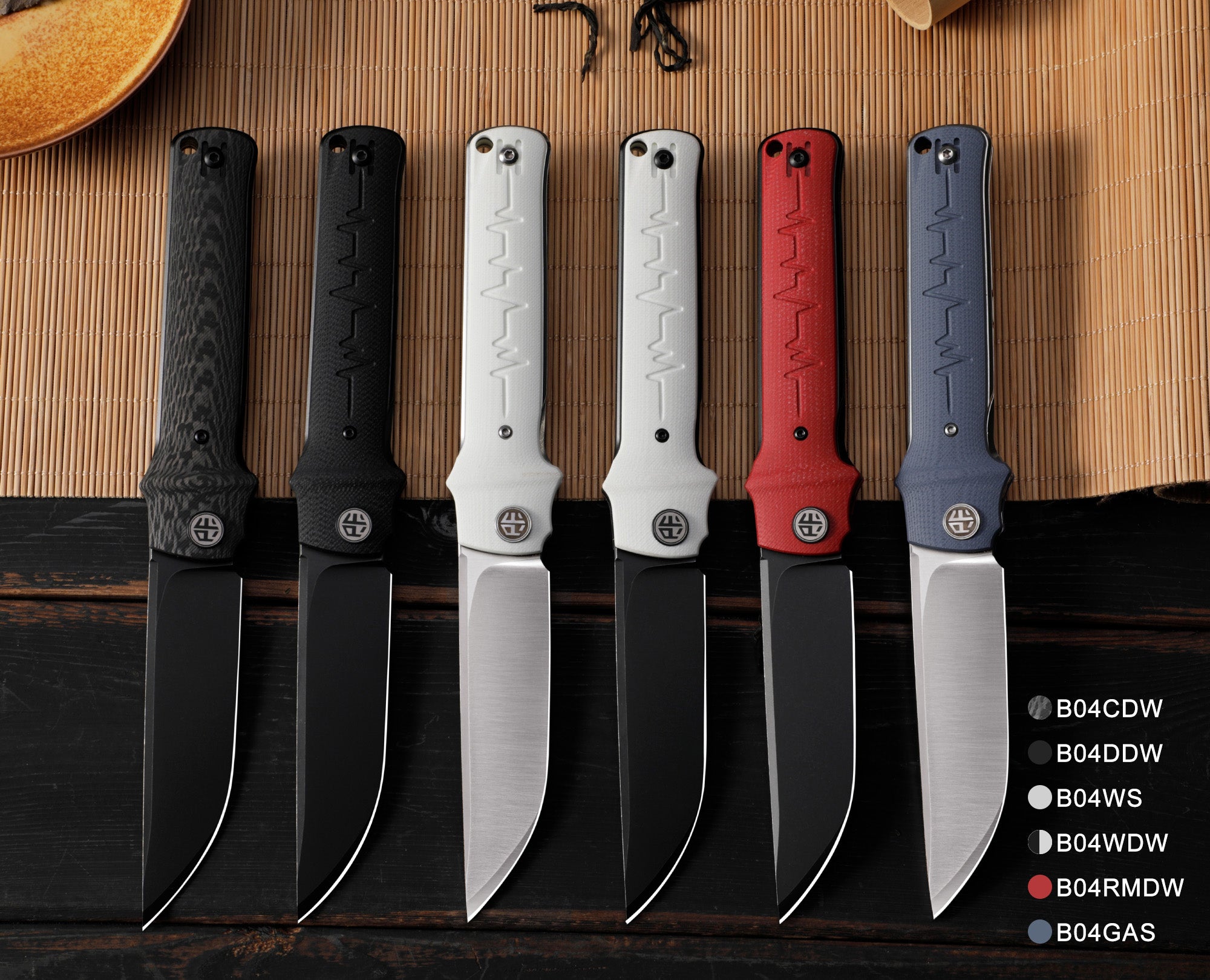 Petrified Fish PFB04 Tena , 3.82" D2 Steel Blade, G10 Handle, Front Flipper Liner lock Folding knife