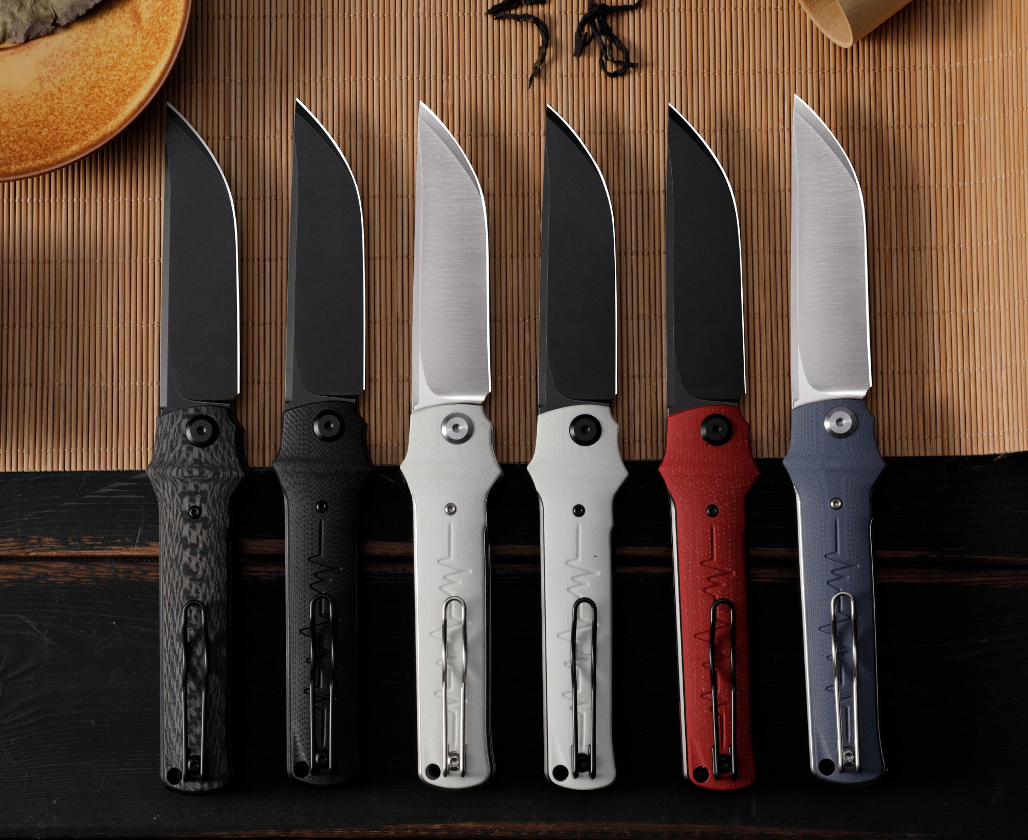 Petrified Fish PFB04 Tena , 3.82" D2 Steel Blade, G10 Handle, Front Flipper Liner lock Folding knife