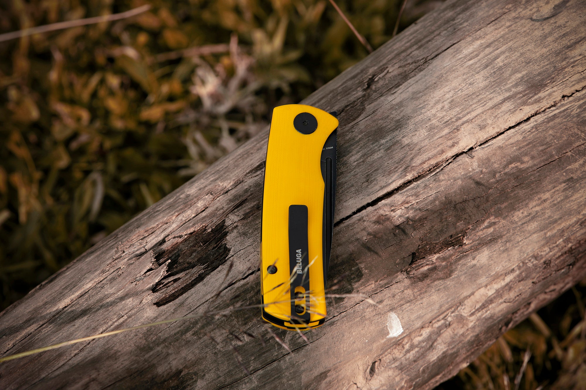 Petrified Fish PFP01X Beluga ,2.99" 14C28N Blade,95.6g G10/Carbon Fiber Handle Front Flipper Liner lock Folding knife