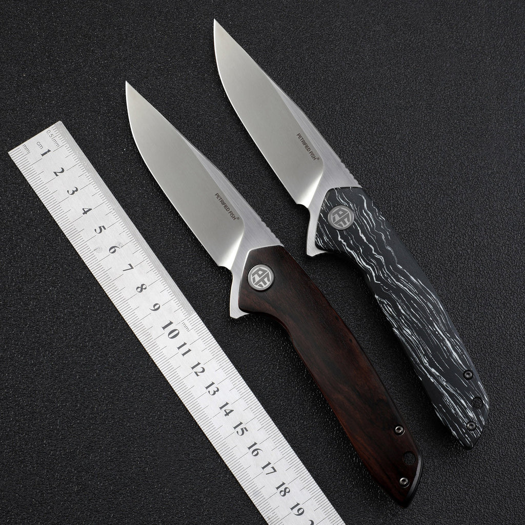 PF900 Titanium Pendant M390 Pocket knives – Petrified Fish