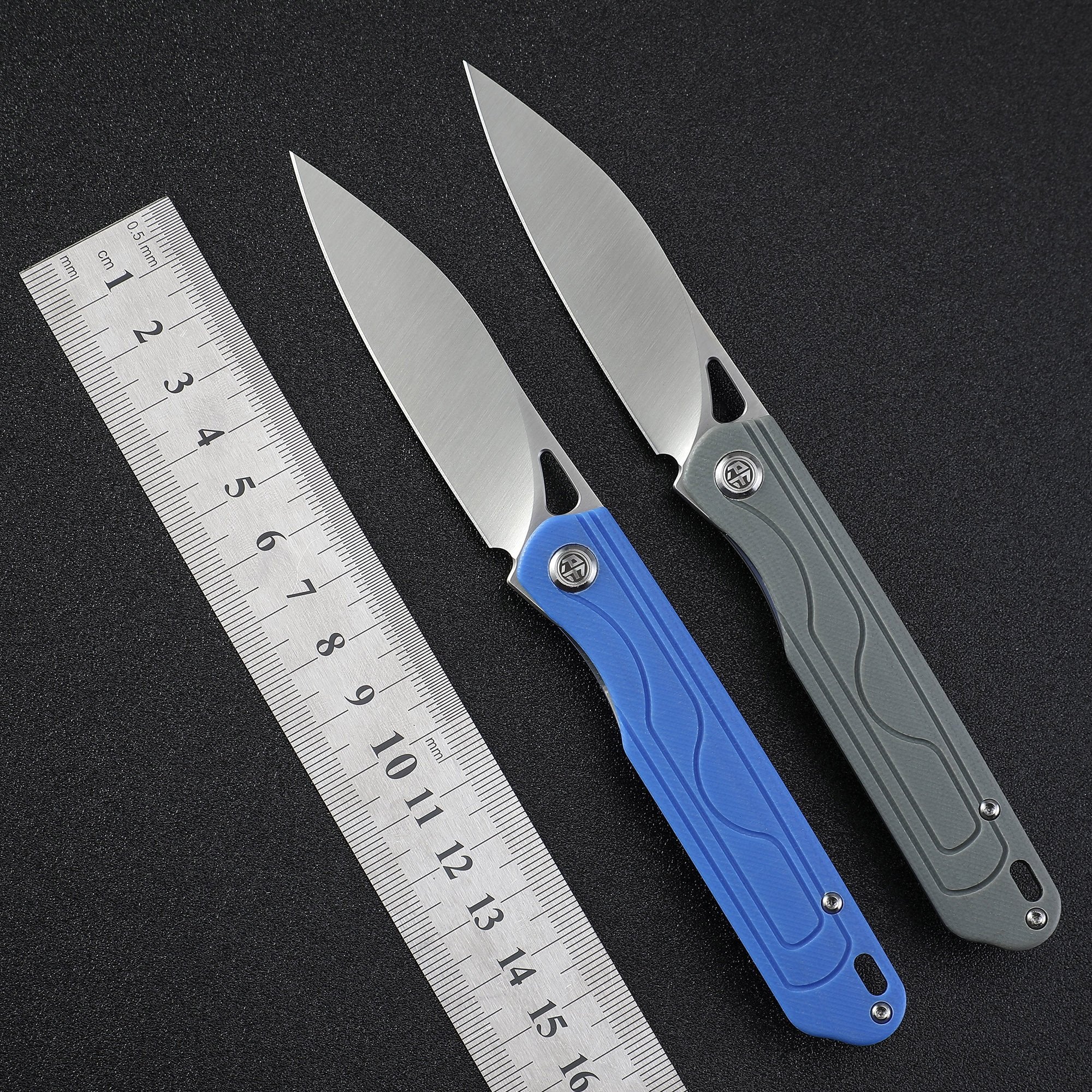 Petrified Fish PFE02 SCOUT ,3.03" 14C28N Satin Blade,65g G10 Handle Front Flipper Folding knife…