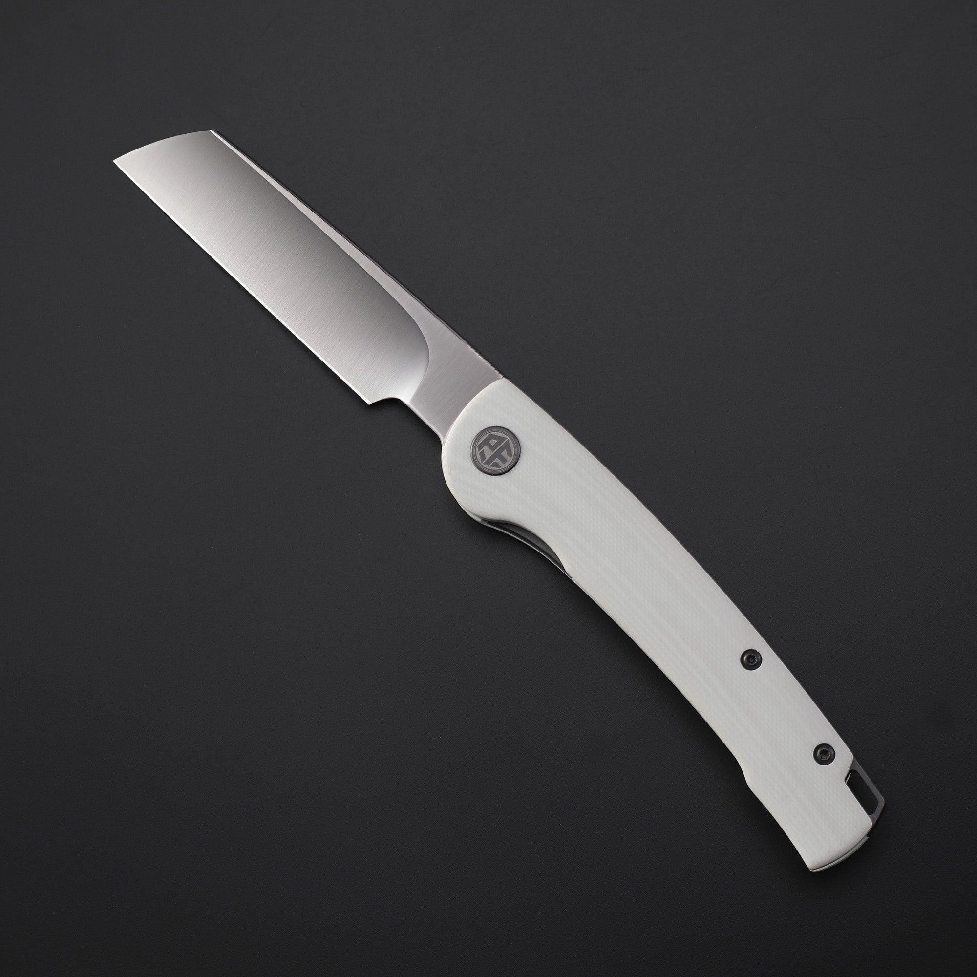 Petrified Fish PFE04 Scholar ,3.7" 154CM Satin/Stonewashed Blade,  Front Flipper Liner lock Folding knife