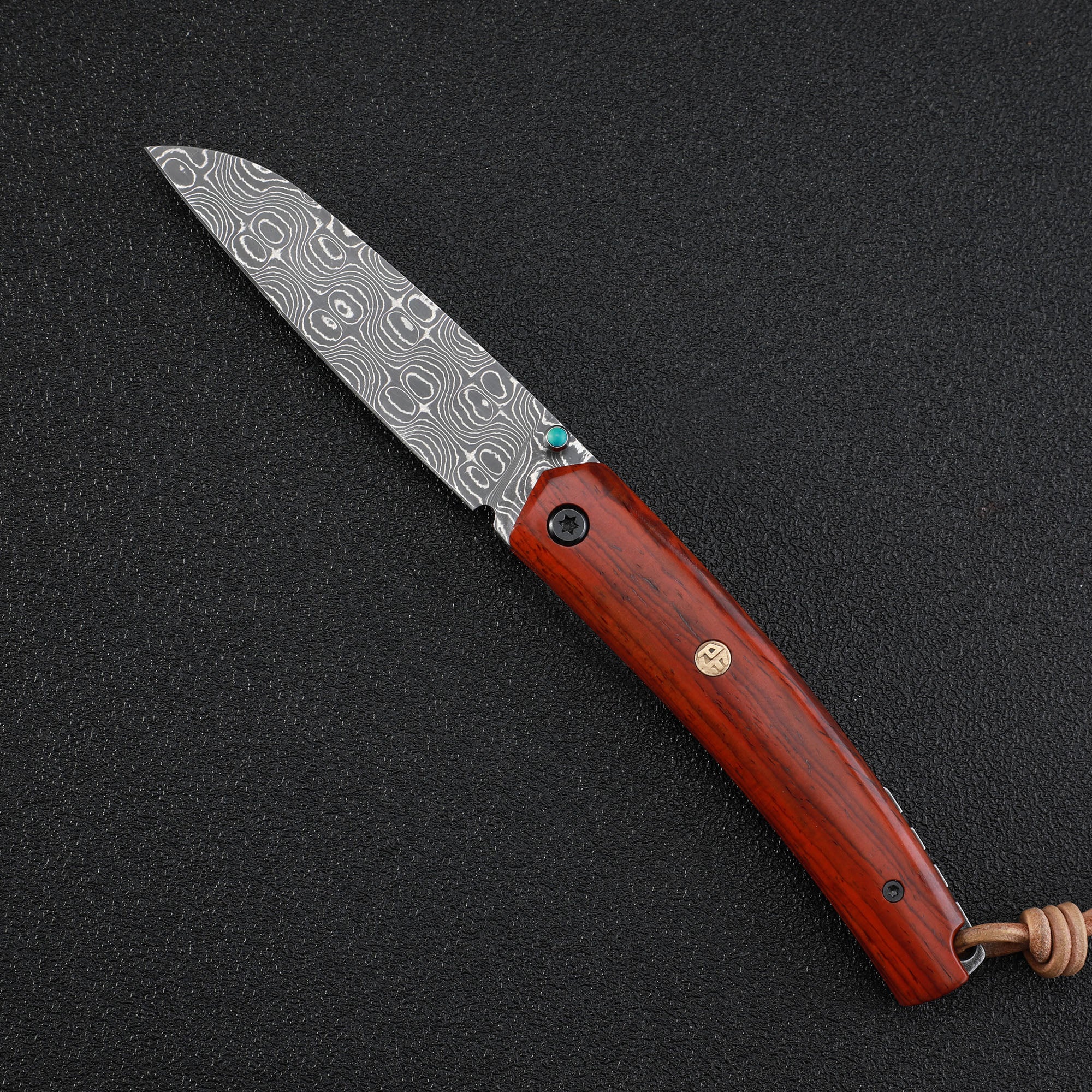 Petrified fish PF719DM Damascus Blade