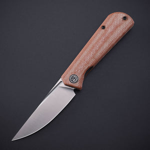 Petrified Fish PFP07 Viking  ,3.62" K110 Satin Blade, 123g G10 Handle Front Flipper Liner lock Folding knife