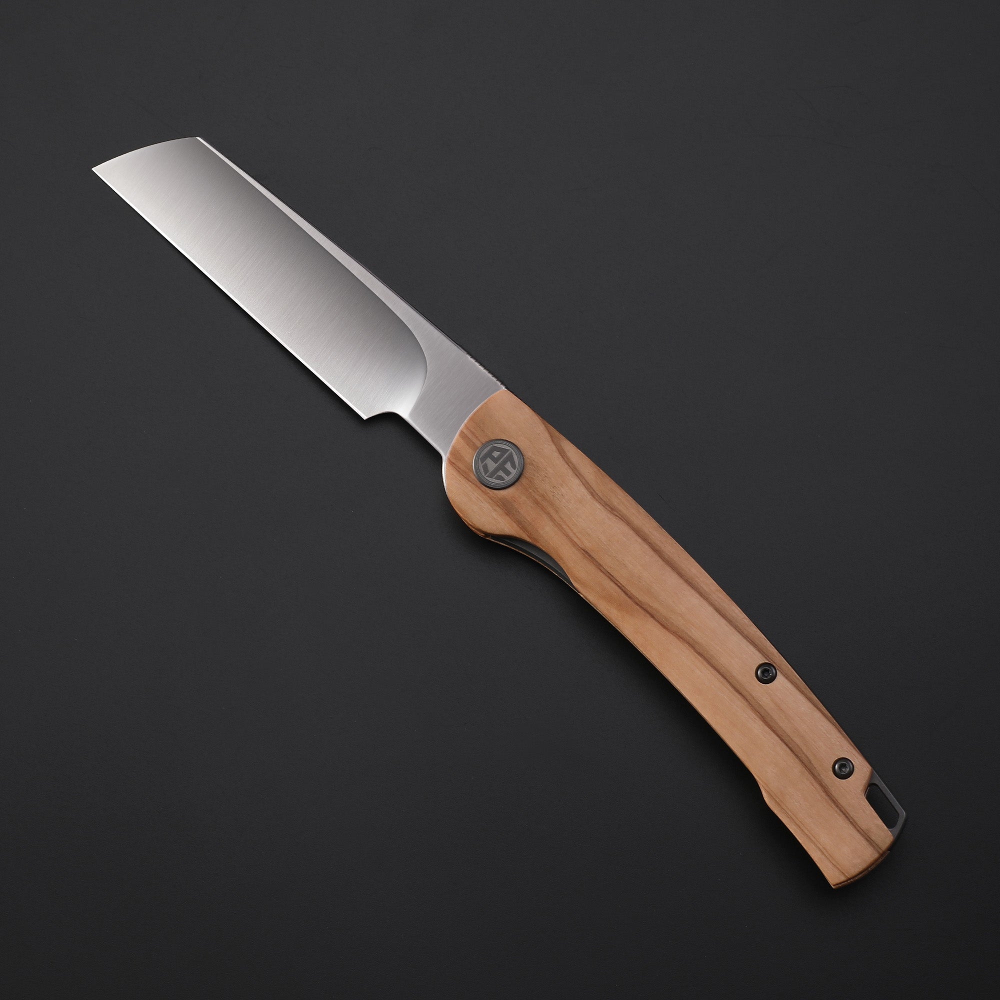 Petrified Fish PFE04 Scholar ,3.7" 154CM Satin/Stonewashed Blade,  Front Flipper Liner lock Folding knife