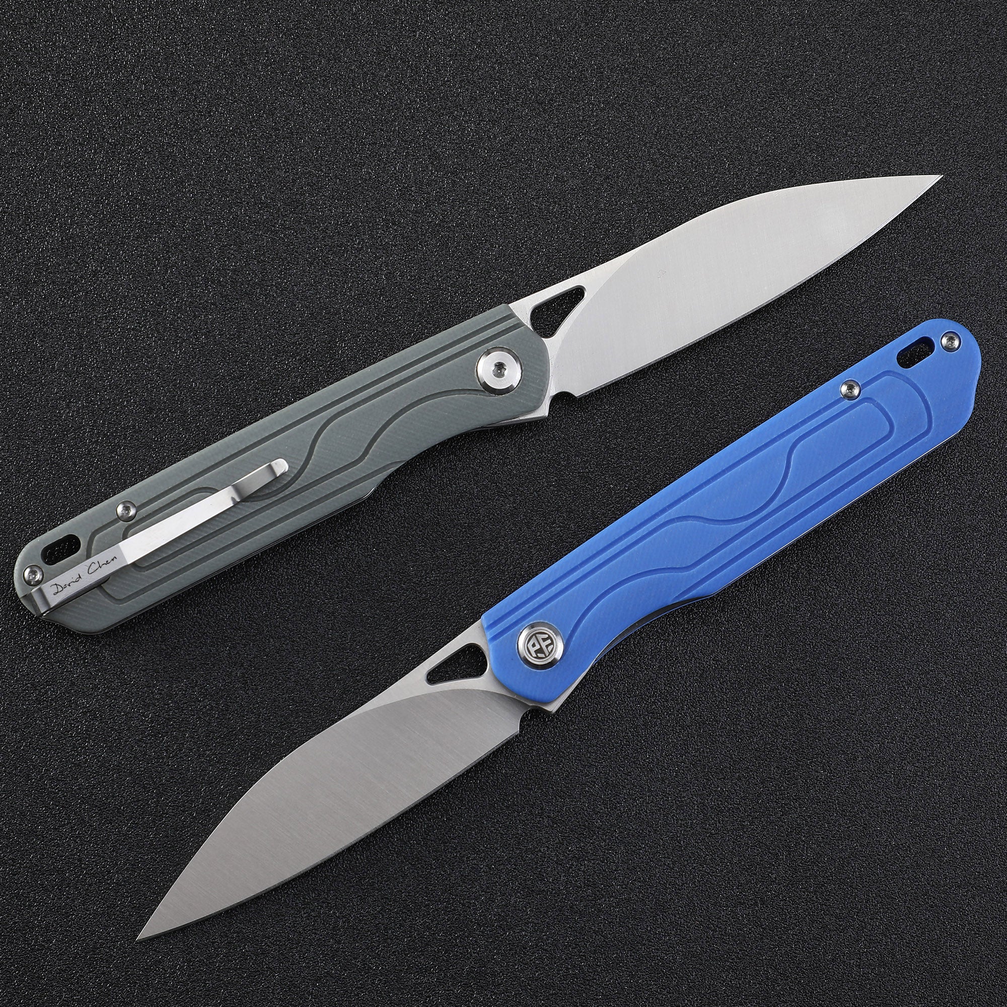 Petrified Fish PFE02 SCOUT ,3.03" 14C28N Satin Blade,65g G10 Handle Front Flipper Folding knife…