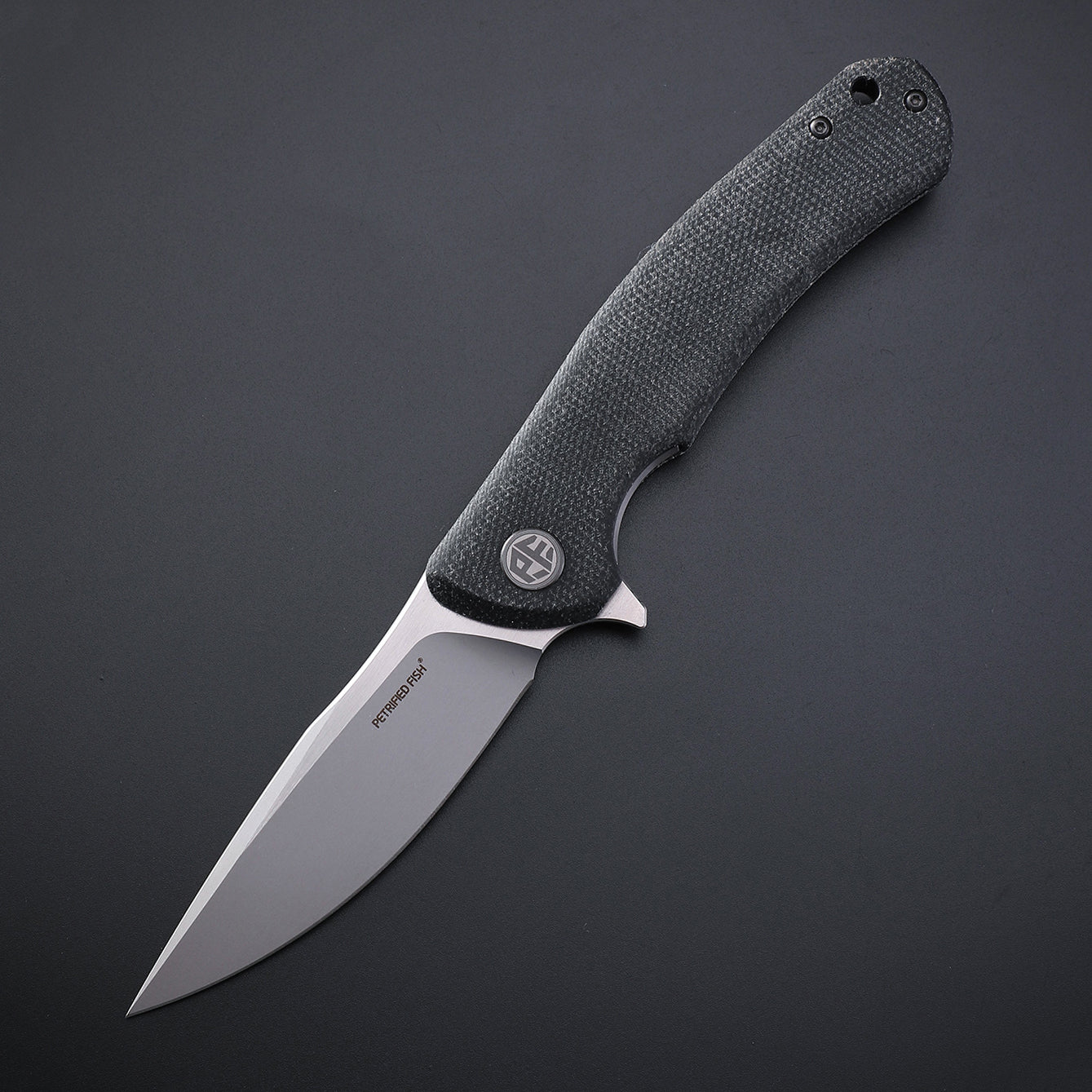 Petrified Fish PF949 Warrior Flipper Knife Carbon Fiber With G10 Handle (90mm K110)