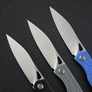 Petrified Fish PFE02 SCOUT ,3.03" 14C28N Satin Blade,65g G10 Handle Front Flipper Folding knife…