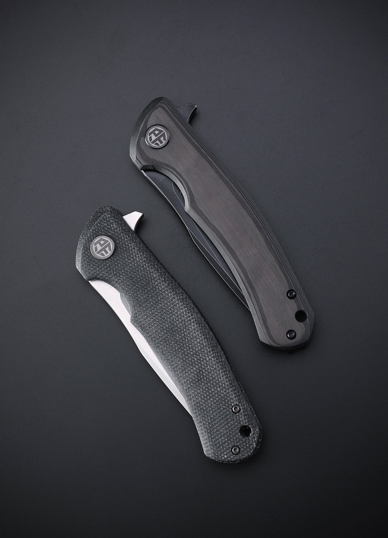 Petrified Fish PF949 Warrior Flipper Knife Carbon Fiber With G10 Handle (90mm K110)