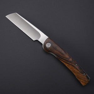 Petrified Fish PFE04 Scholar ,3.7" 154CM Satin Blade,  Front Flipper Liner lock Folding knife