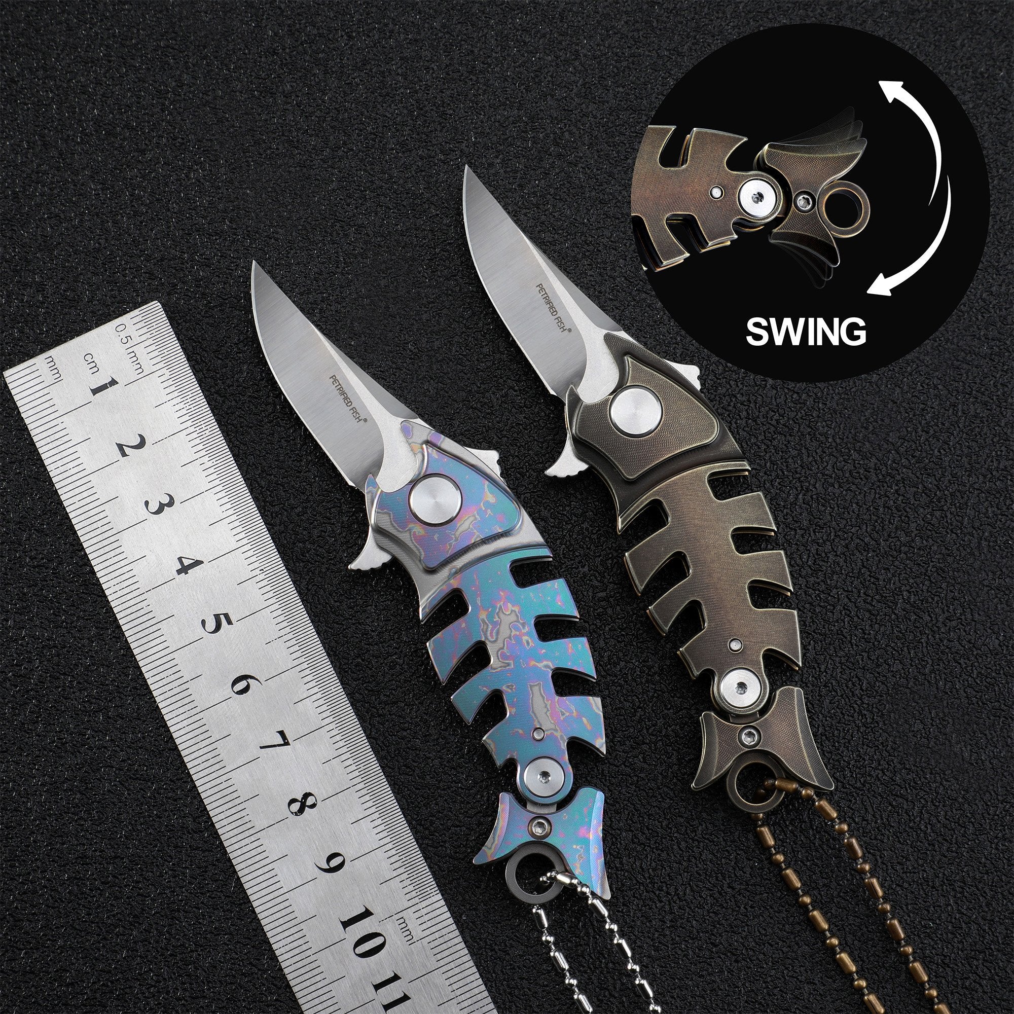 PF900 Titanium Pendant M390 Pocket knives