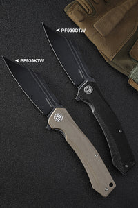 Petrified Fish PF939 Folding Knife D2 Steel G10 Handle Hunting Knife Outdoor Camping Survive EDC Knives