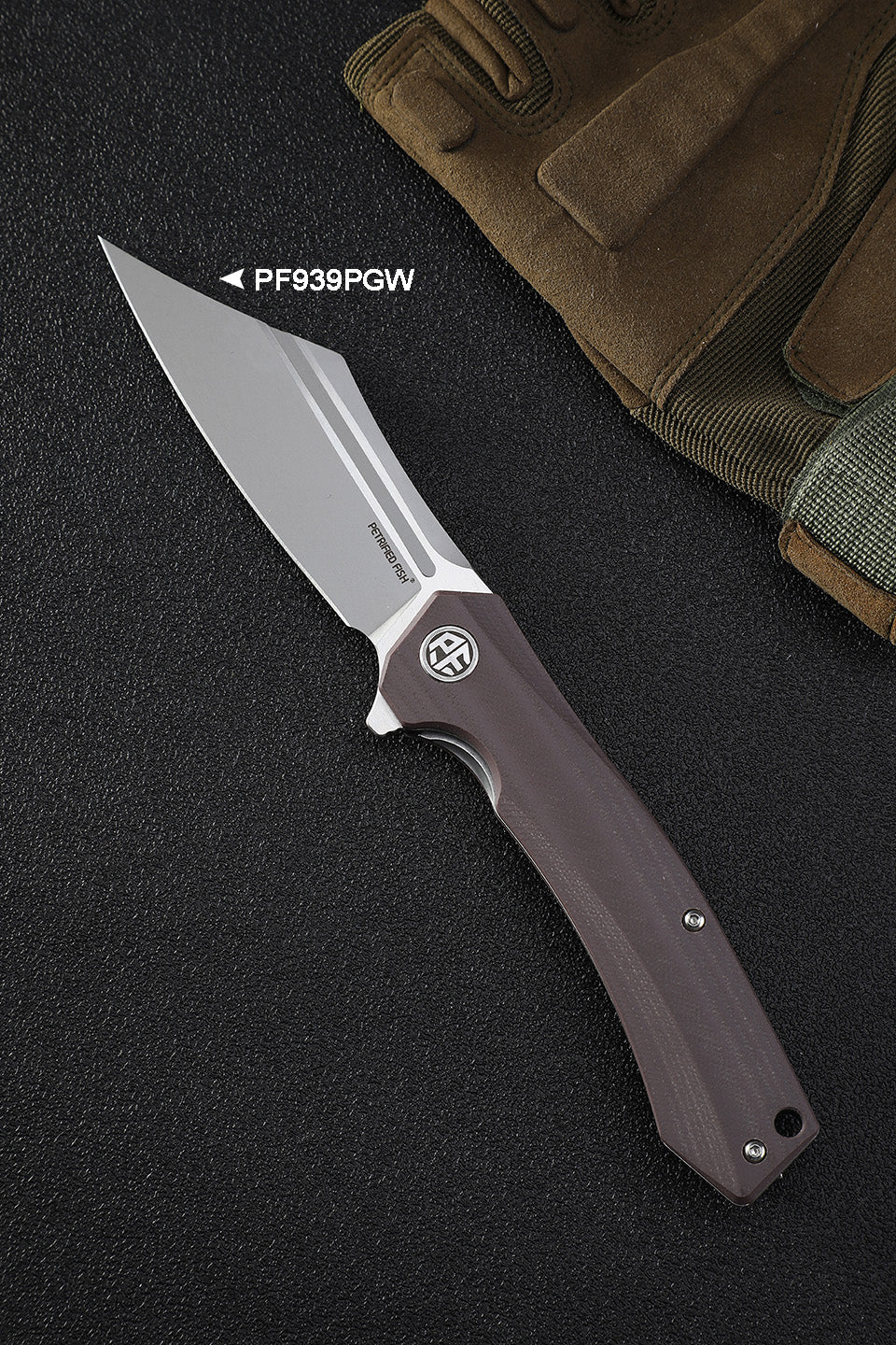 Petrified Fish PF939 Folding Knife D2 Steel G10 Handle Hunting Knife Outdoor Camping Survive EDC Knives