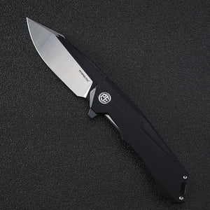 Petrified fish PF969 K110 steel blade ceramic ball bearing folding knives G10 handle titanium alloy clip outdoor hunting knife