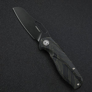 Folding Ceramic Pocket Knife - Black Handle