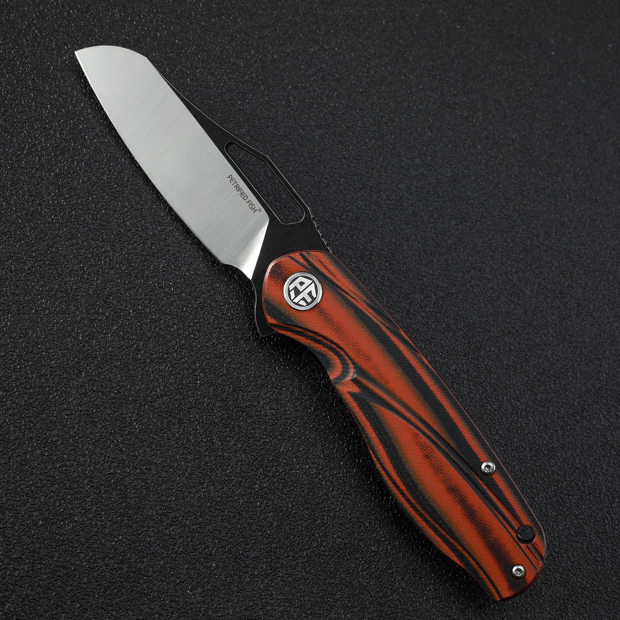 Petrified fish PF979 Raptor original D2 steel folding knife flipper G10 handle camping knives outdoor survival hunting EDC pocket tools