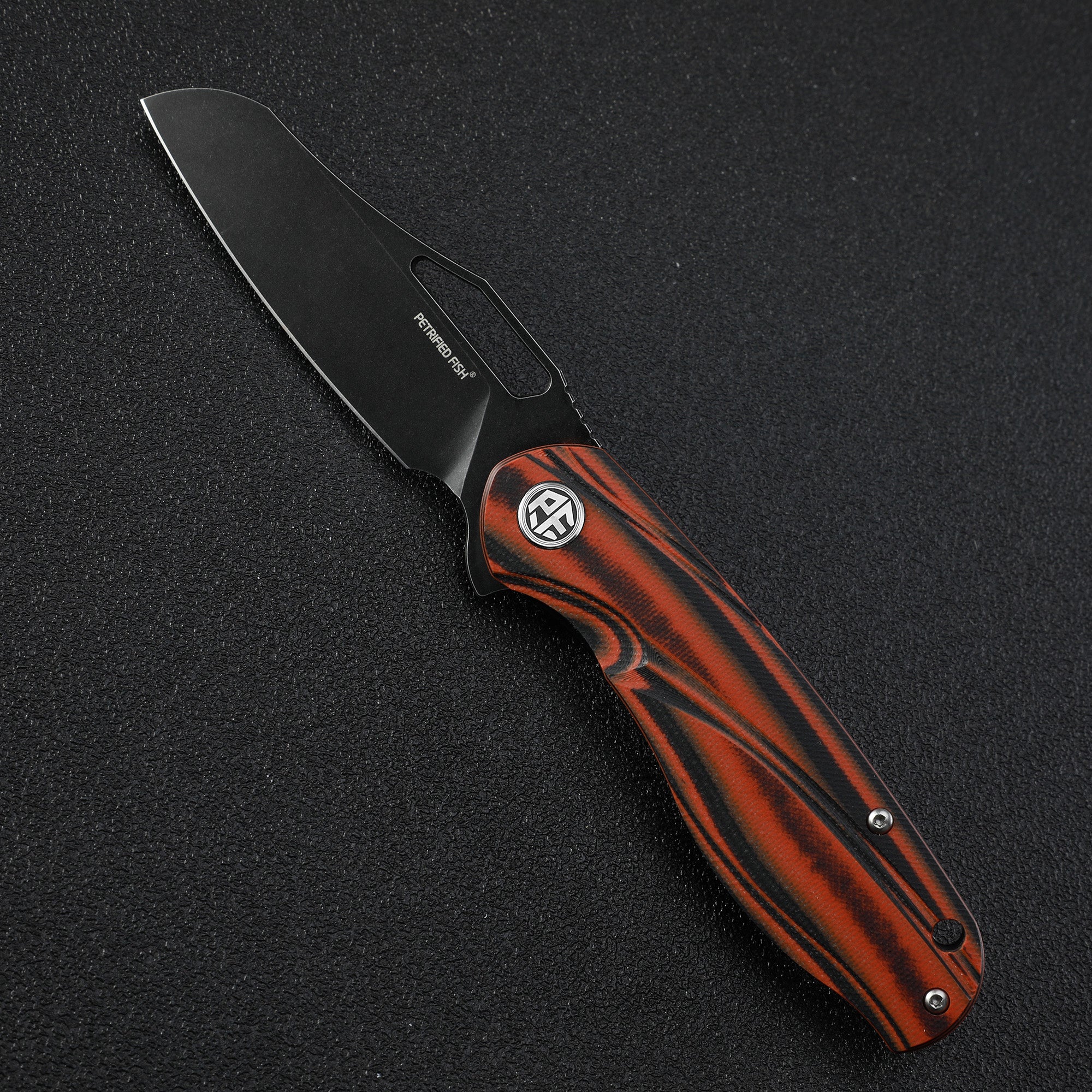 Petrified fish PF979 Raptor original D2 steel folding knife flipper G10 handle camping knives outdoor survival hunting EDC pocket tools
