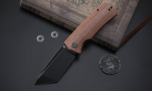 Petrified Fish PFP01T Beluga  ,3.58" K110 Stonewashed Blade,  Front Flipper Liner lock Folding knife