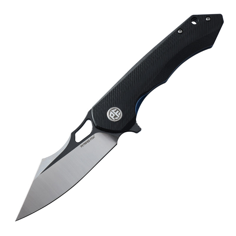 Petrified fish original PF919 Fancy folding knife D2 steel blade G10 handle hunting knife outdoor camping self-defense EDC tool knive
