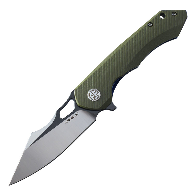 Petrified fish original PF919 Fancy folding knife D2 steel blade G10 handle hunting knife outdoor camping self-defense EDC tool knive