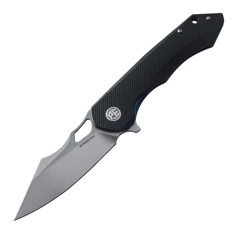 Petrified fish original PF919 Fancy folding knife D2 steel blade G10 handle hunting knife outdoor camping self-defense EDC tool knive