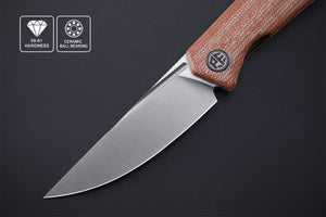 Petrified Fish PFP07 Viking  ,3.62" K110 Satin Blade, 123g G10 Handle Front Flipper Liner lock Folding knife